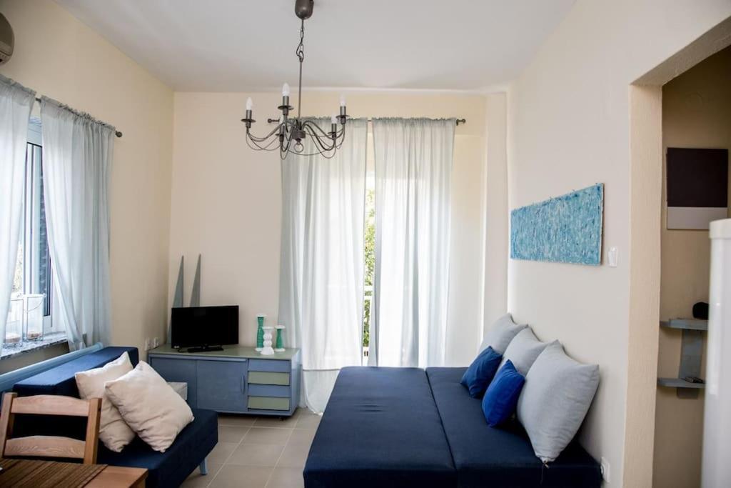 Blue Theros Apartments Paralia Dionisiou Exterior foto